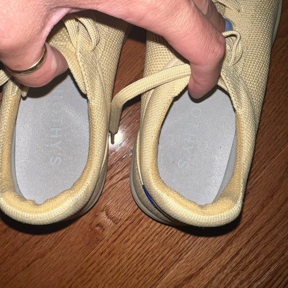 Rothy’s The RS02 Sneaker. Yellow - Picture 4 of 5